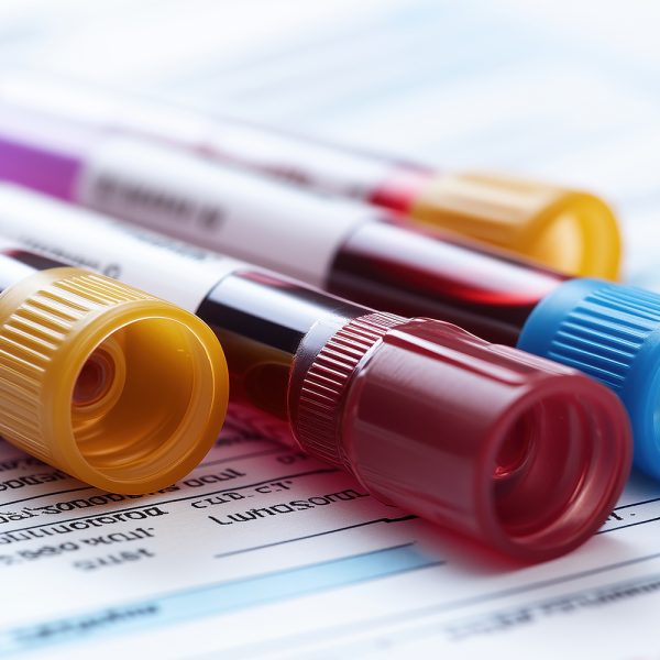 Color-Coded Blood Test Tubes